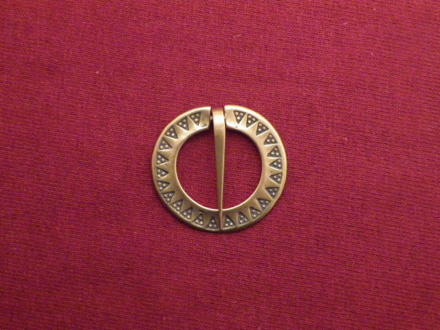 Flat Punched Annular Brooch