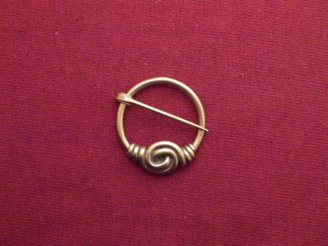 spiral Annular Brooch