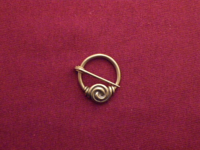 Spiral Annular Brooch